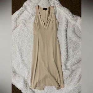 Lulus Tan Midi Dress